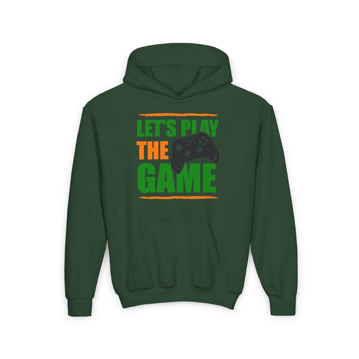 Let's Play The Game Youth Heavy Blend Hooded Sweatshirt