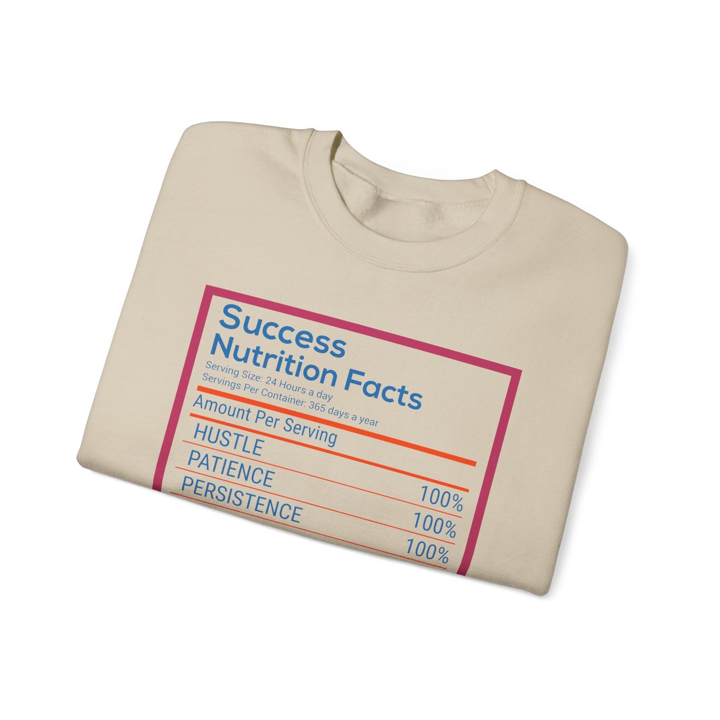 Success Nutrition Facts Unisex Heavy Blend™ Crewneck Sweatshirt