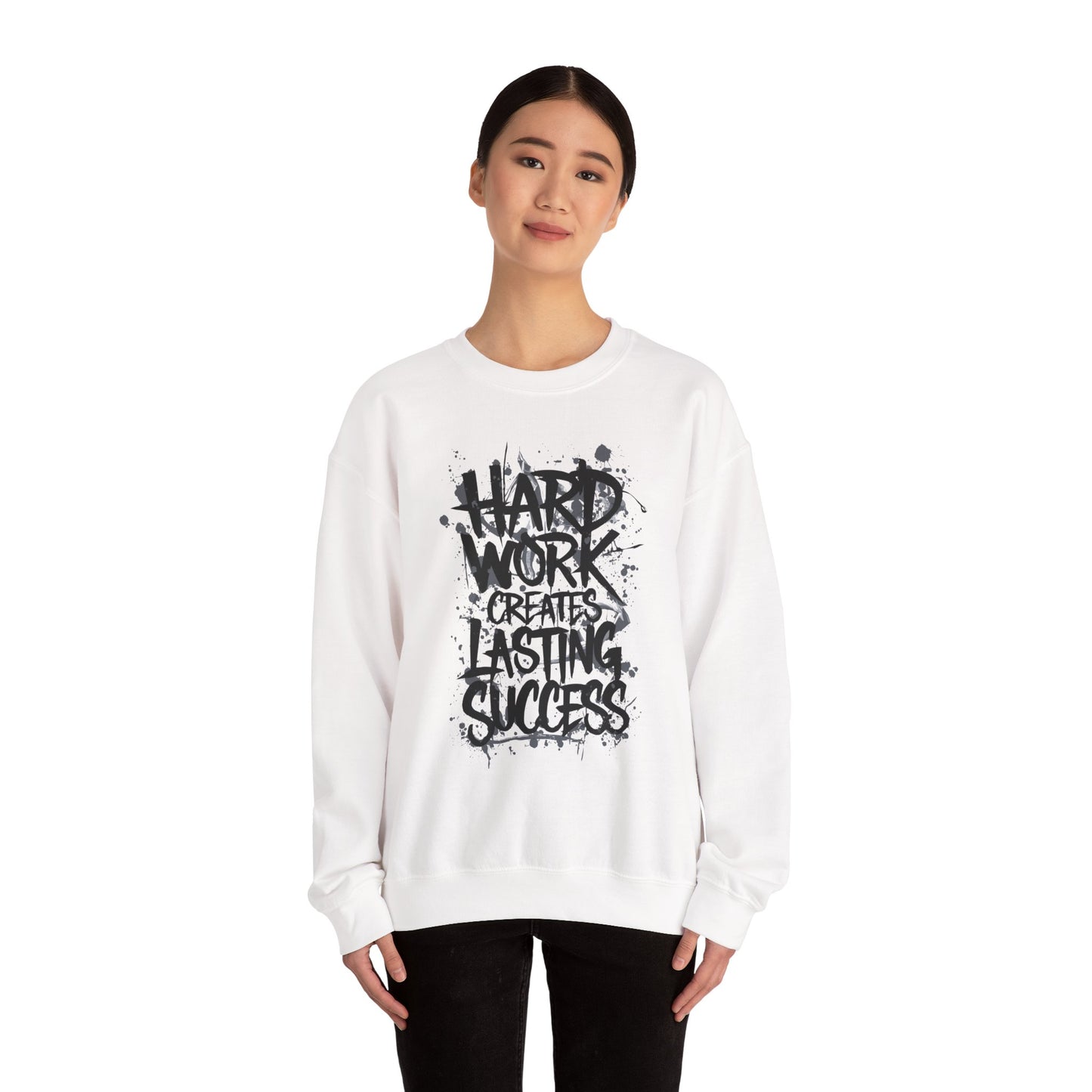 Hard Work Creates Lasting Success Unisex Heavy Blend™ Crewneck Sweatshirt