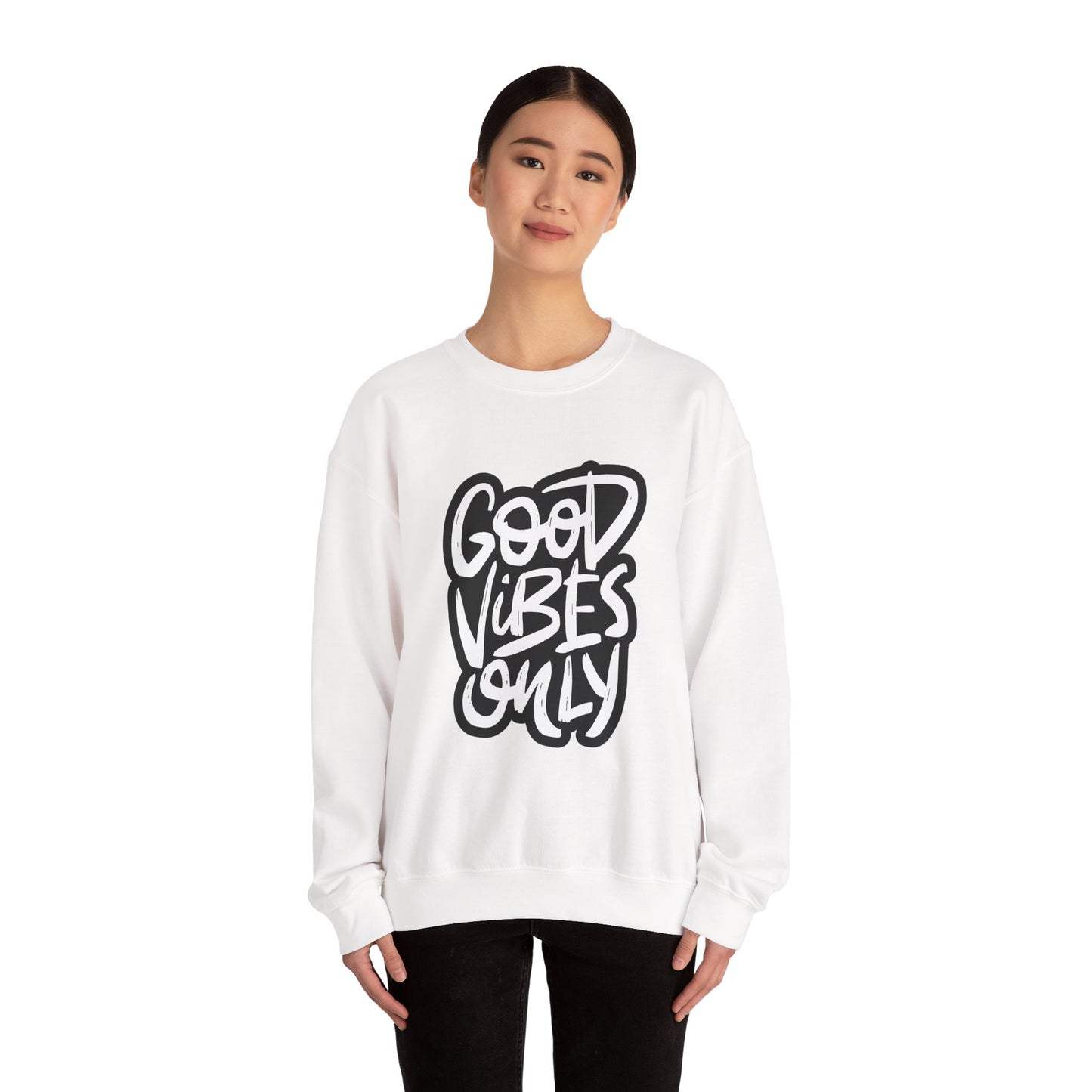 Good Vibes Only Unisex Heavy Blend™ Crewneck Sweatshirt
