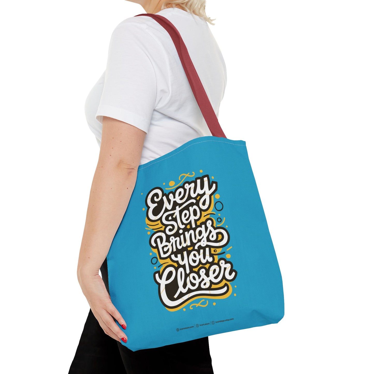 Every Step Brings You Closer Tote Bag (AOP)