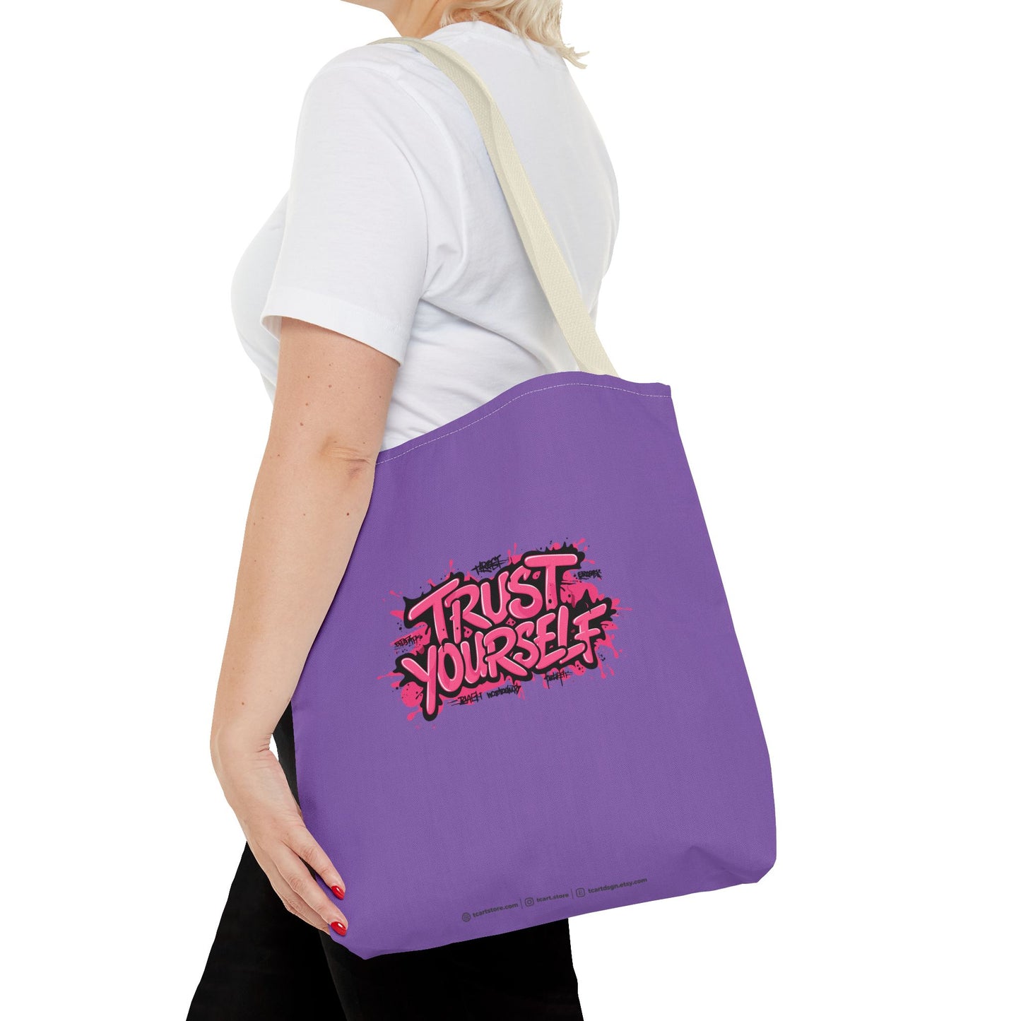 Trust Yourself Tote Bag (AOP)