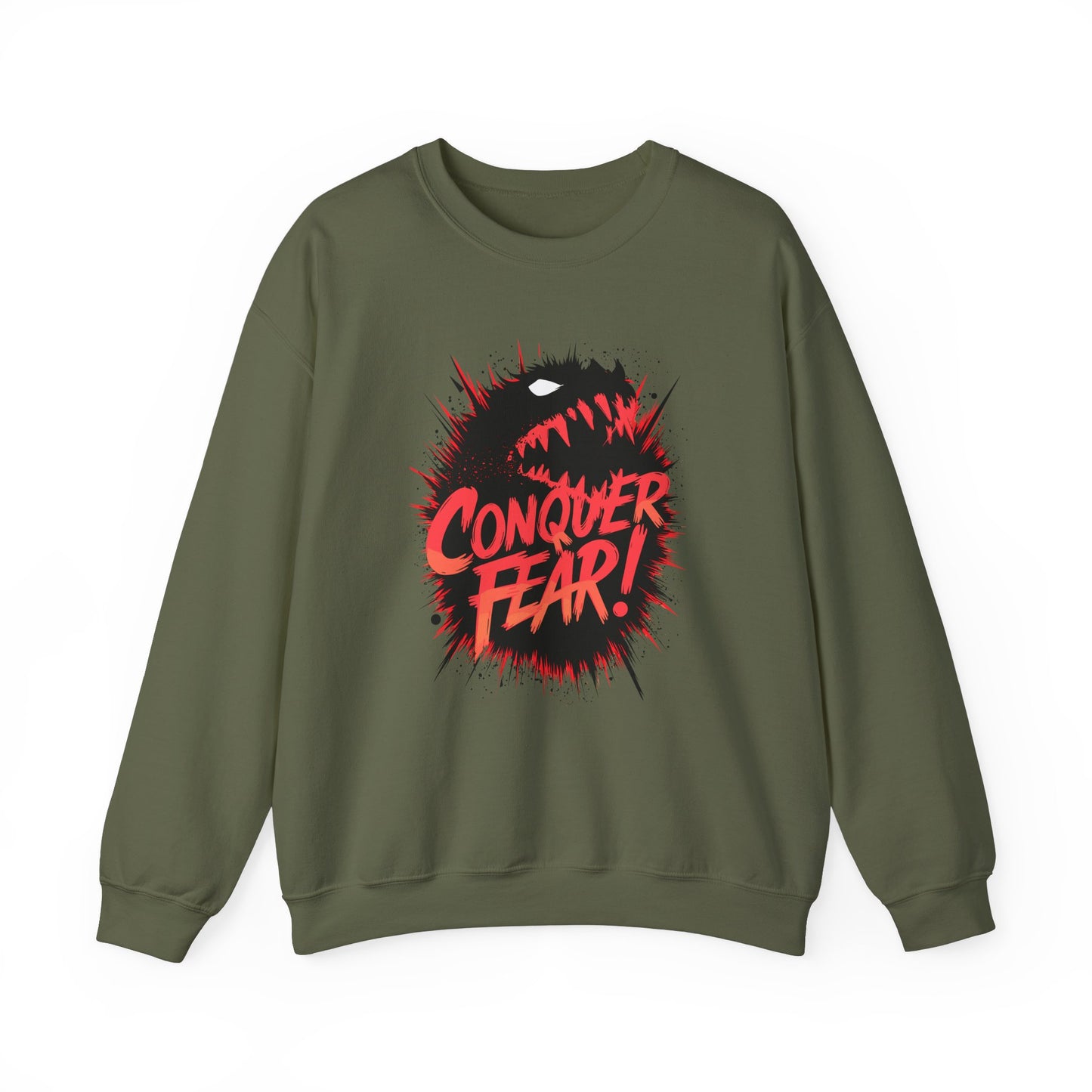 Conquer Fear! Unisex Heavy Blend™ Crewneck Sweatshirt