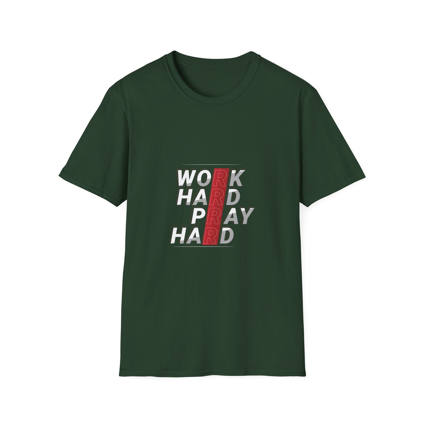 Work Hard Pray Hard Unisex Softstyle T-Shirt