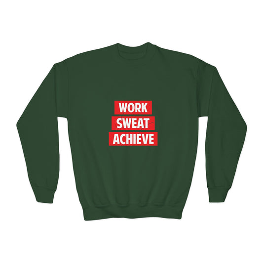 Work Sweat Achieve Youth Crewneck Sweatshirt