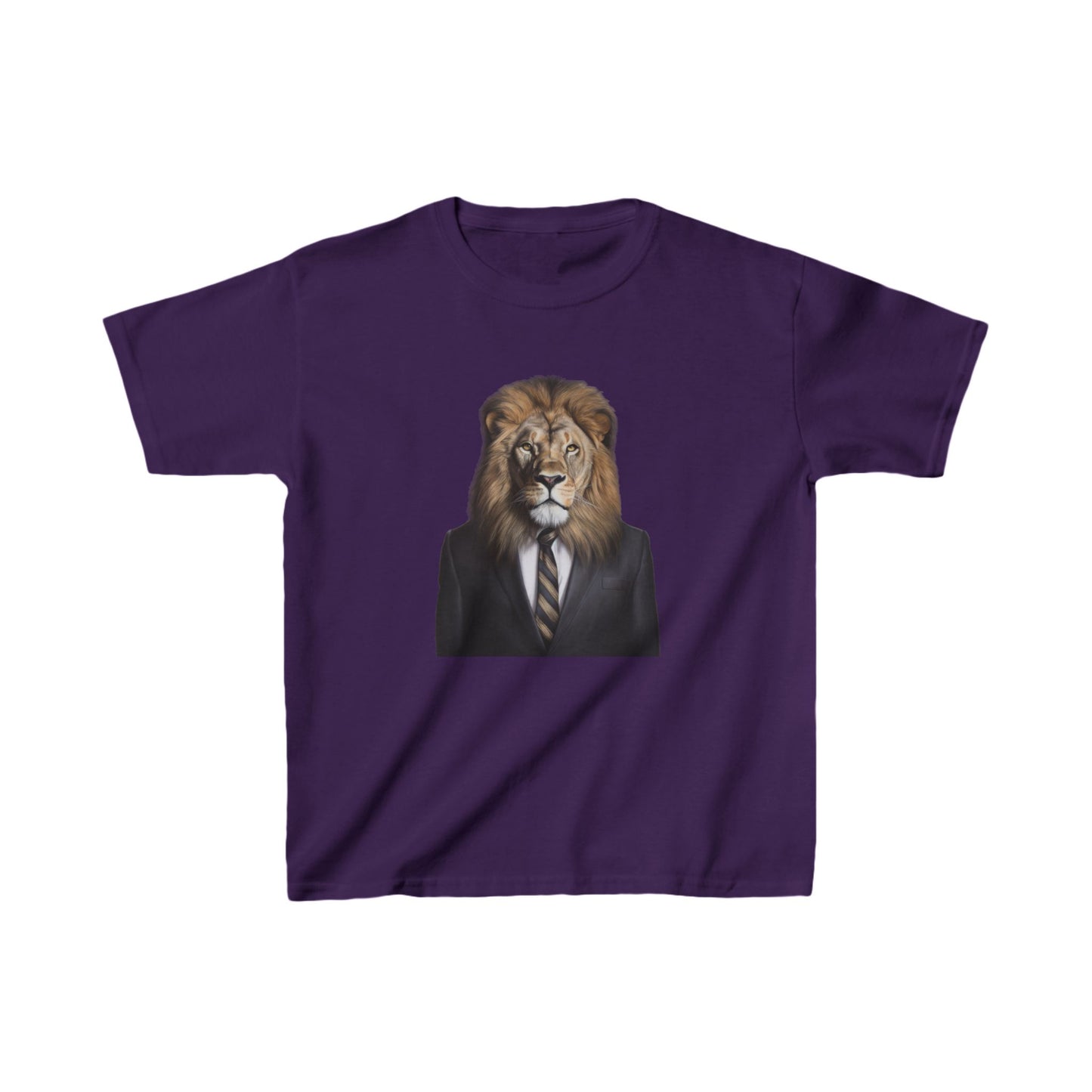 Lion Business Person Kids Heavy Cotton™ Tee