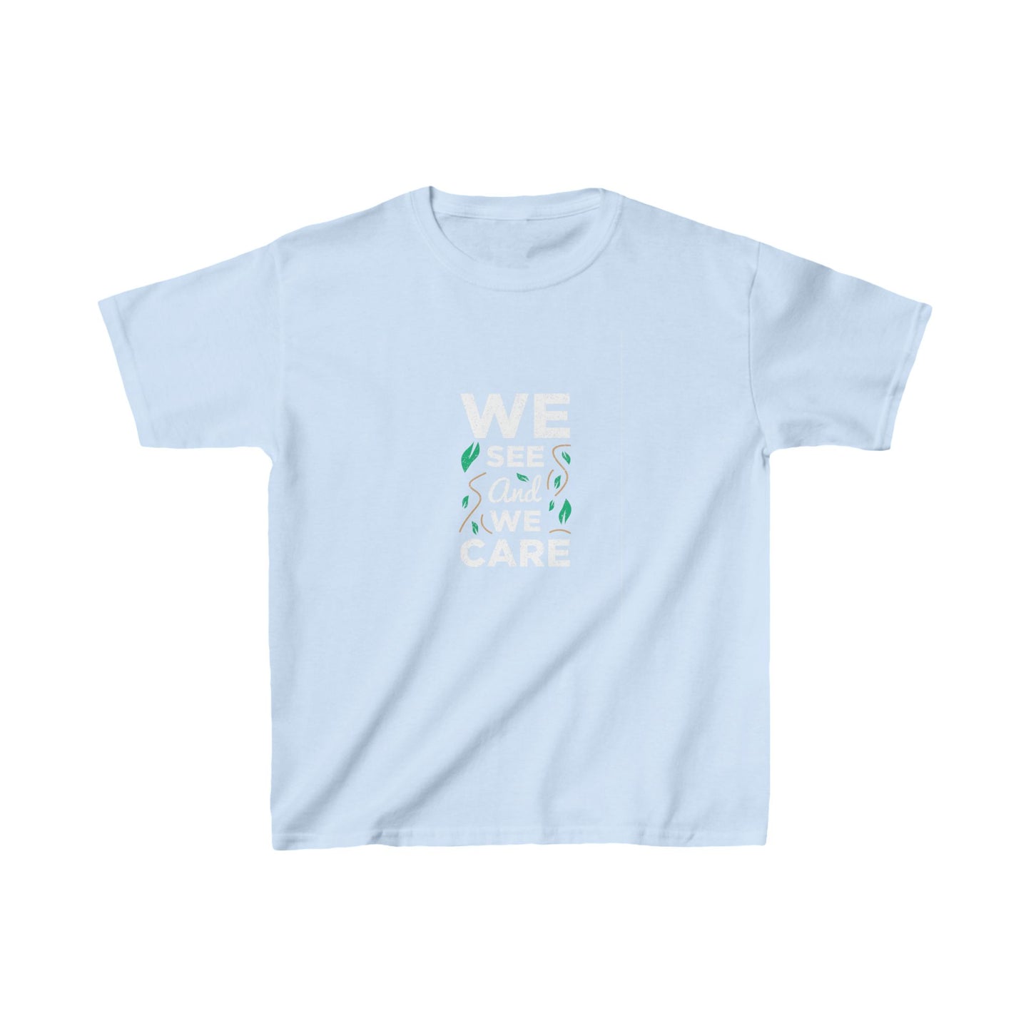 We See And We Care Kids Heavy Cotton™ Tee
