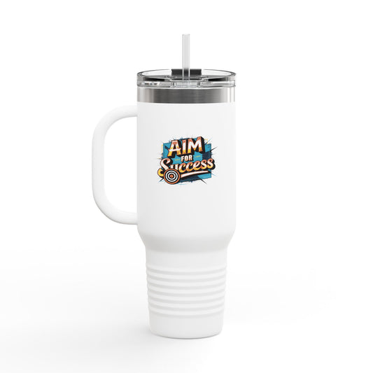 Aim For Success Insulated Travel Mug, 40oz