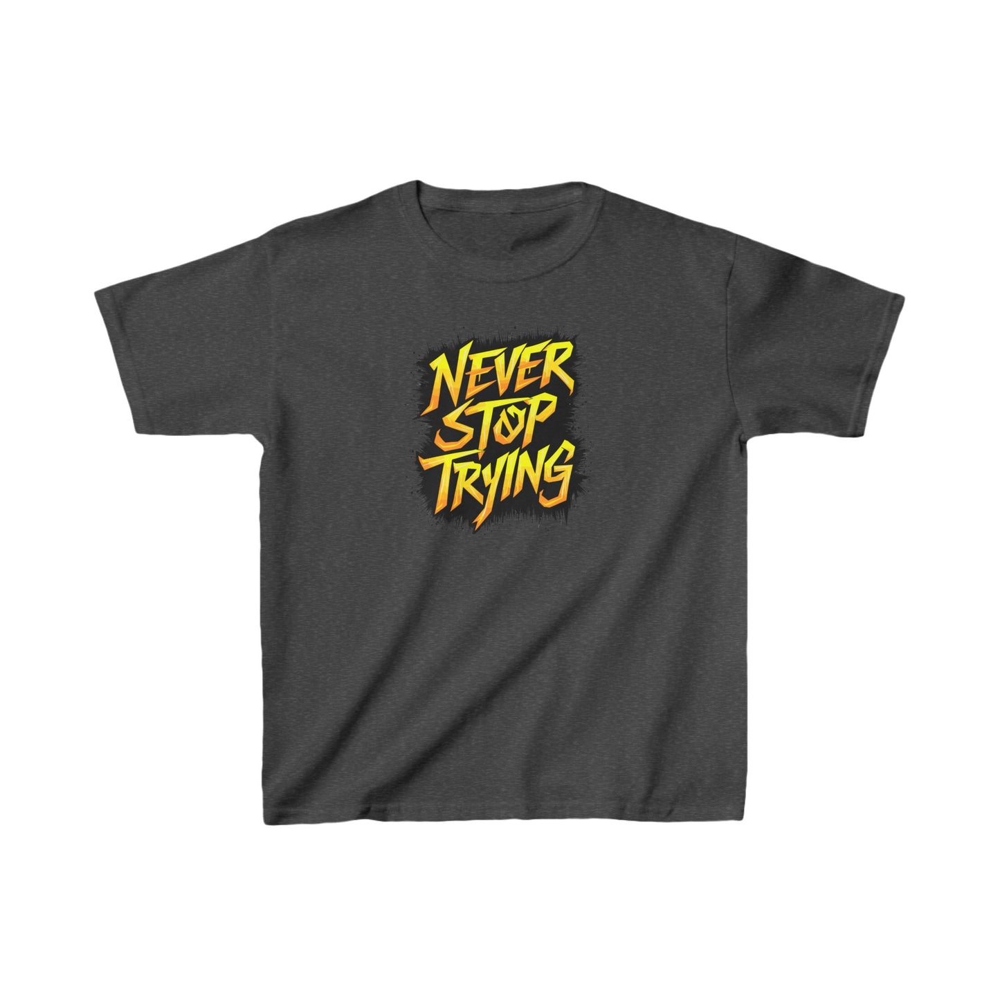 Never Stop Trying Kids Heavy Cotton™ Tee