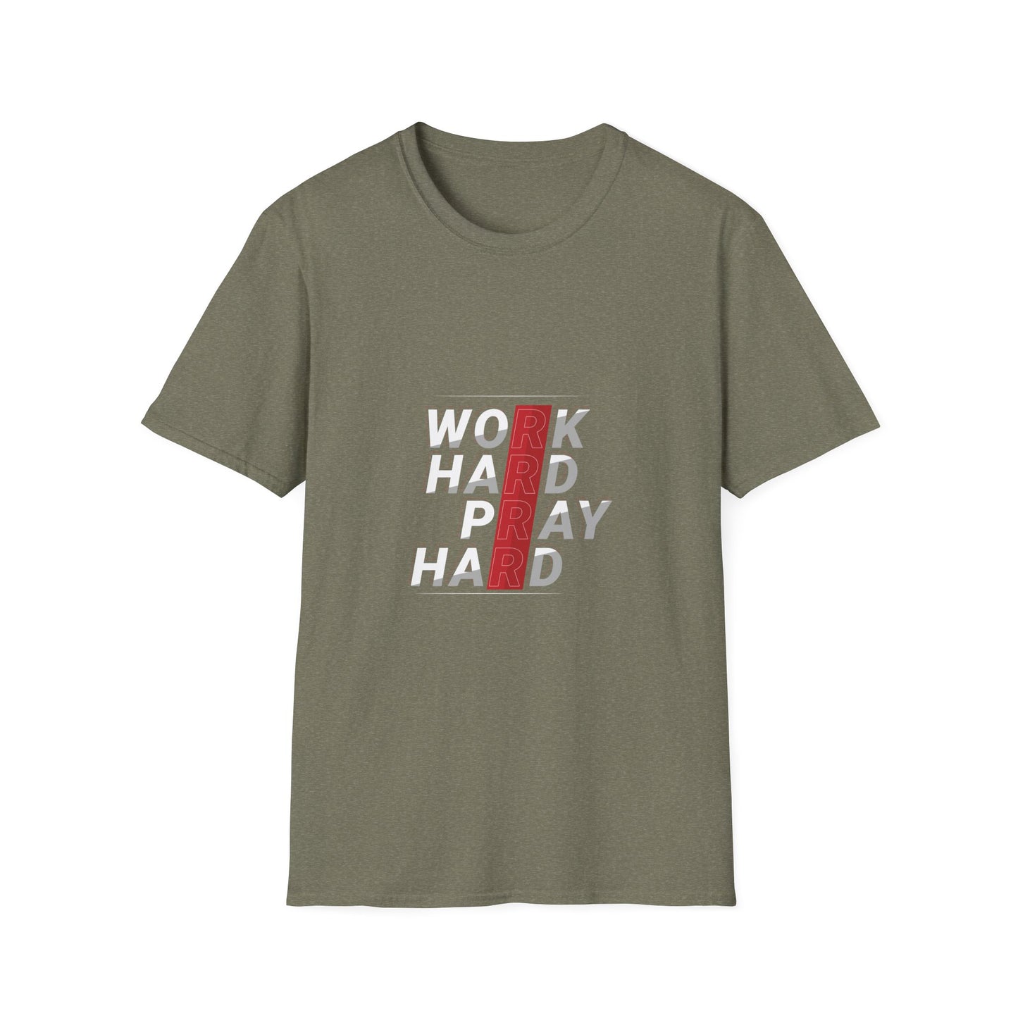Work Hard Pray Hard Unisex Softstyle T-Shirt