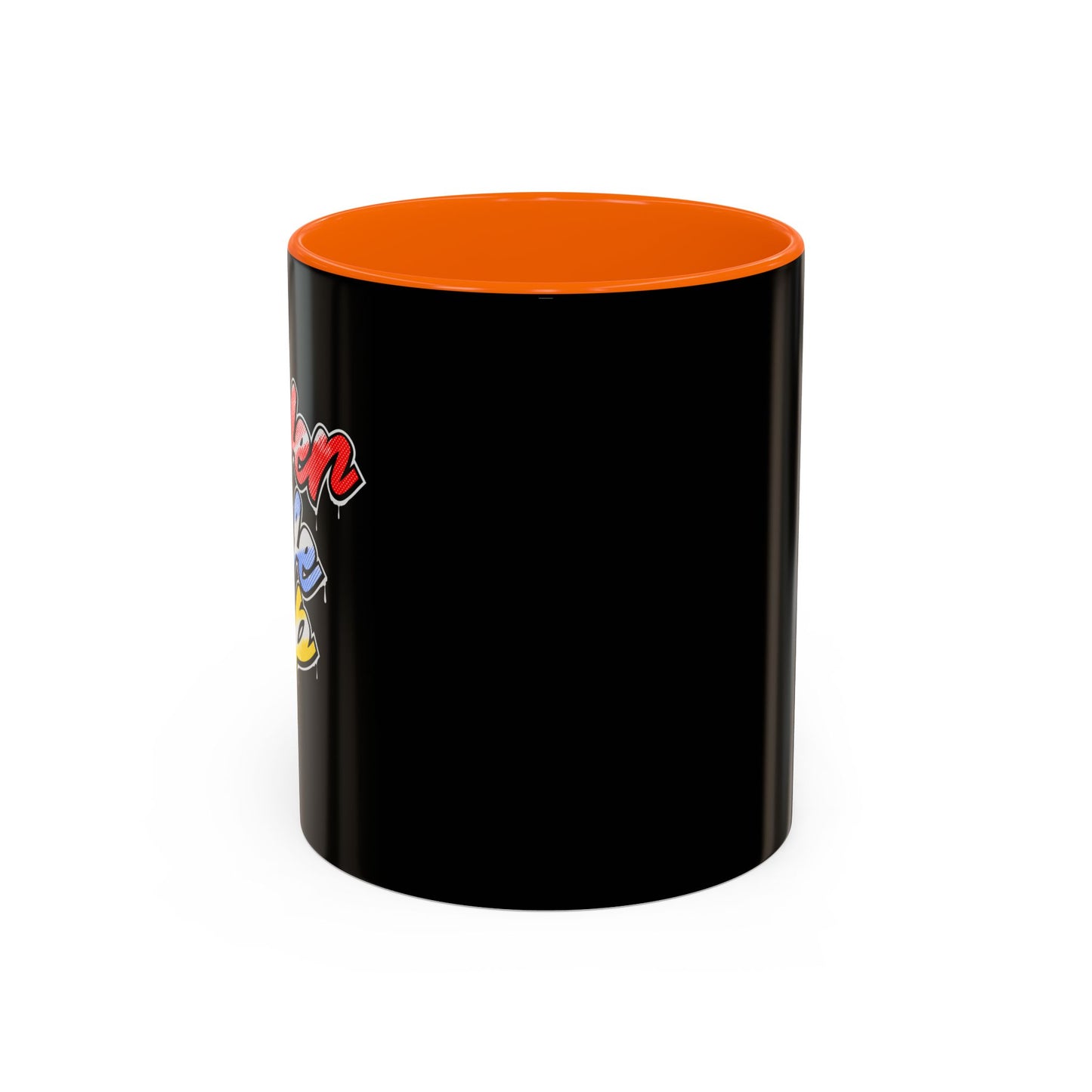 Never Give Up Accent Coffee Mug (11, 15oz)