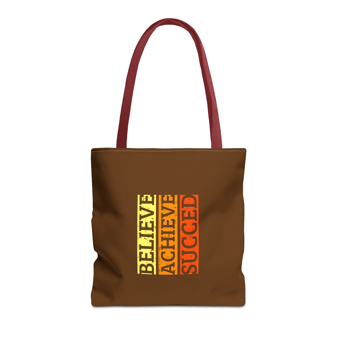 Believe Achieve Succed Tote Bag (AOP)