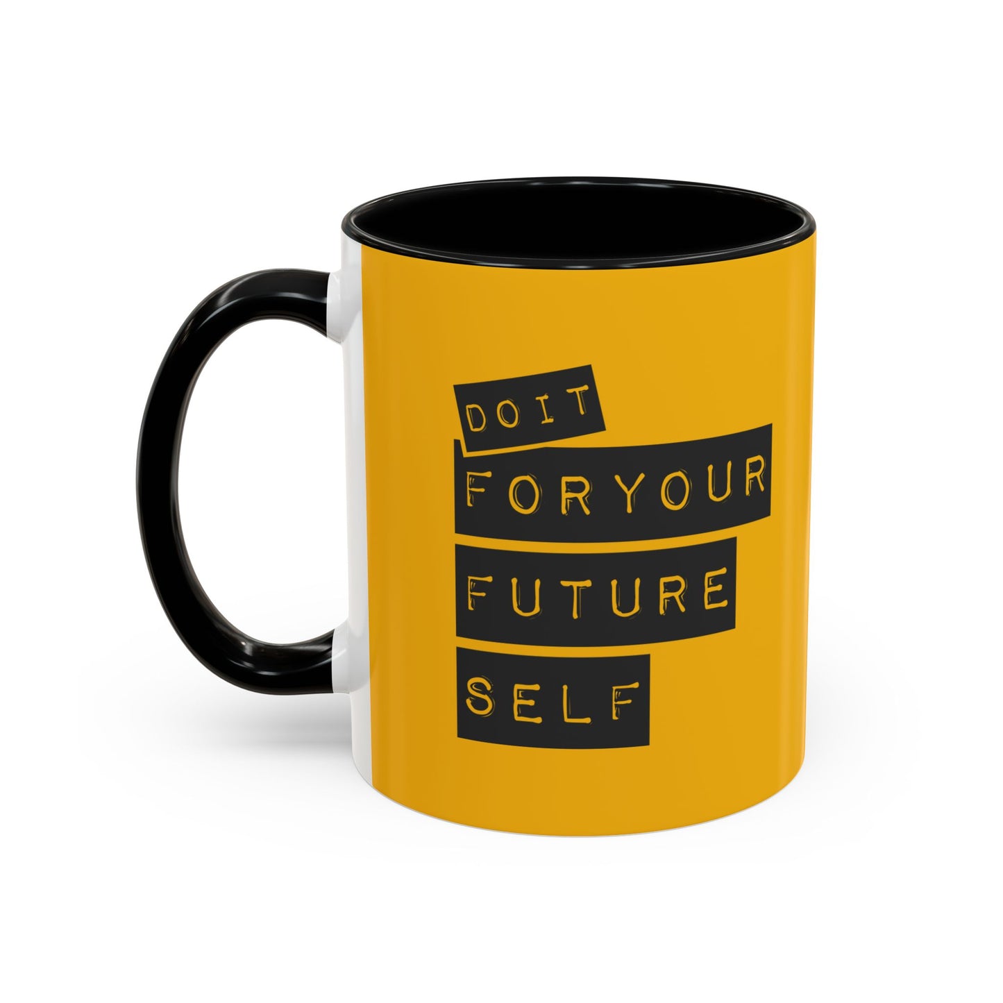 Do It For Your Future Self  Accent Coffee Mug (11, 15oz)