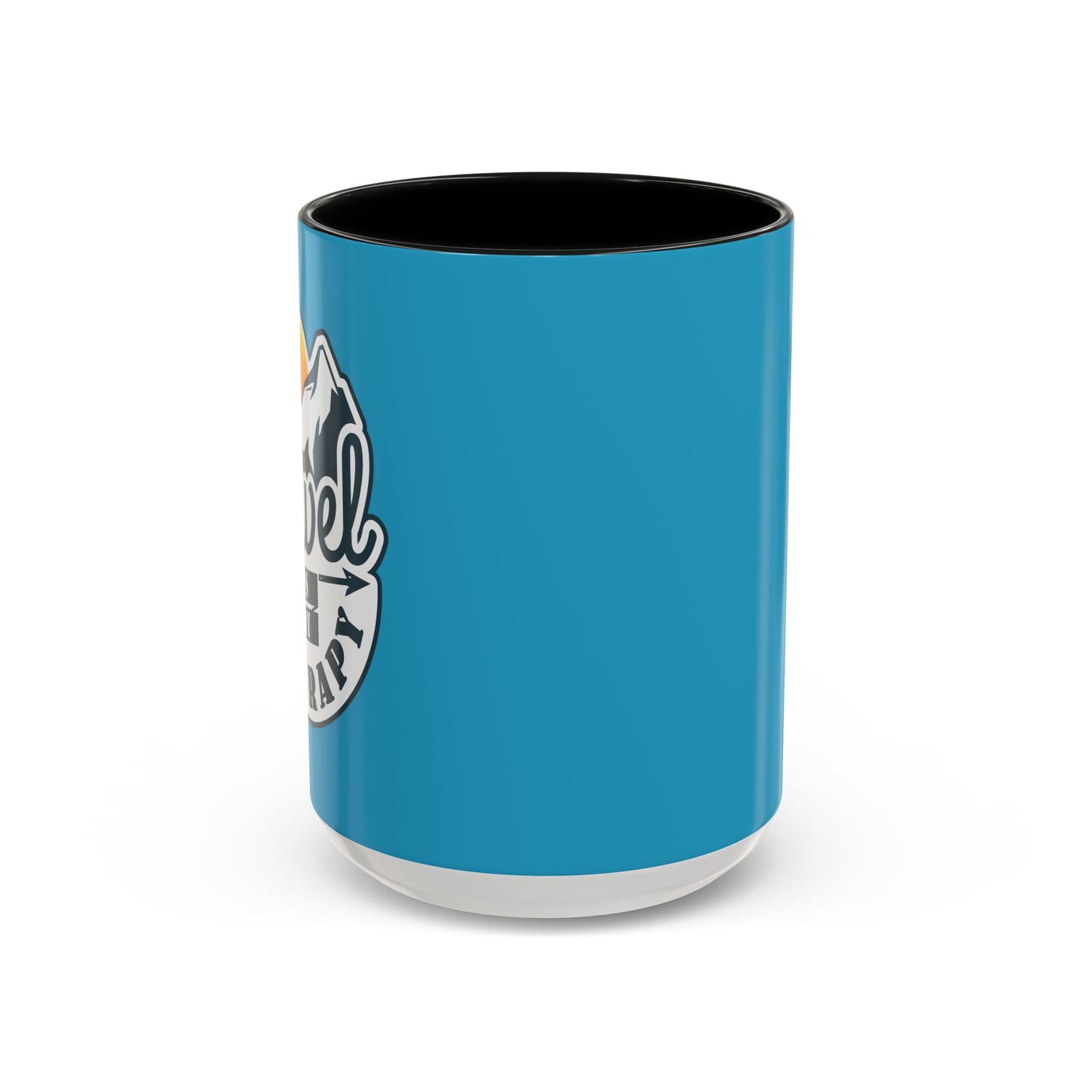 Travel Is My Therapy Accent Coffee Mug (11, 15oz)