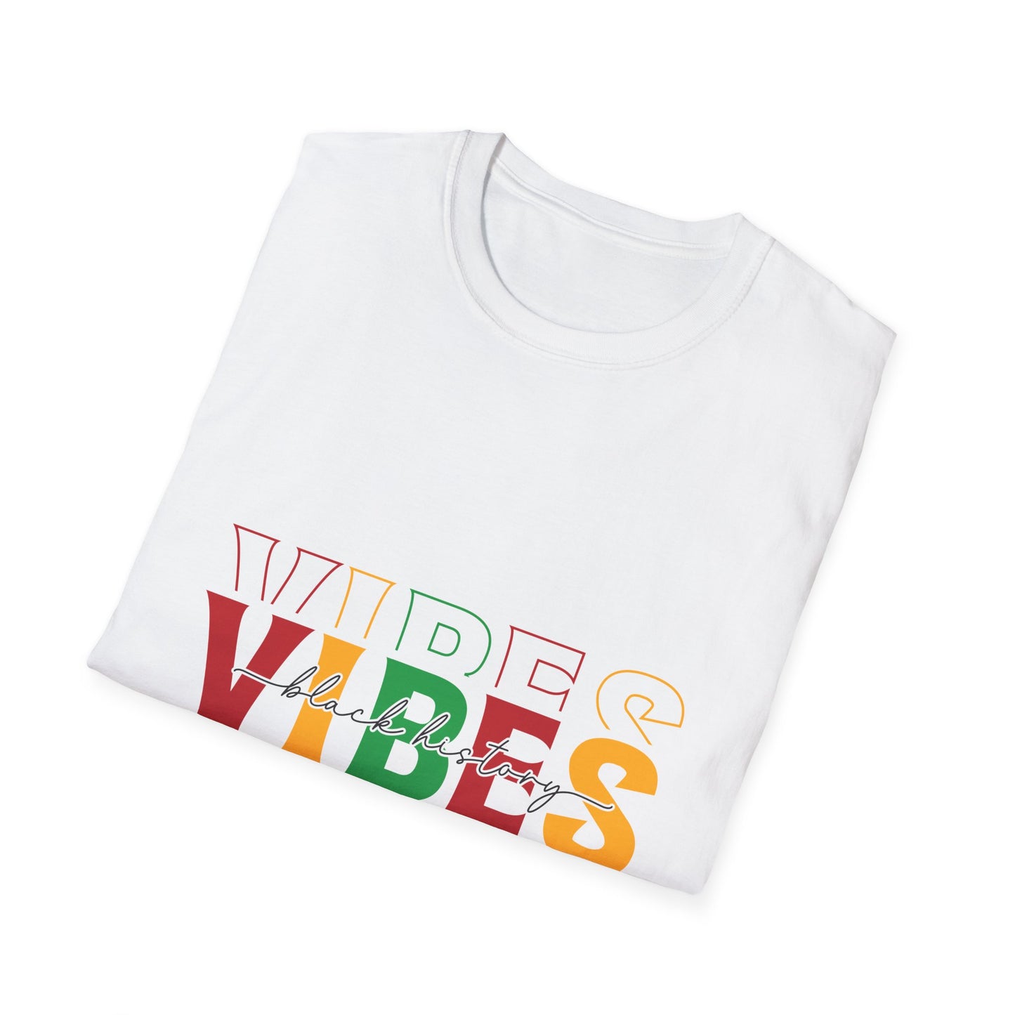 Vibes Black History Unisex Softstyle T-Shirt