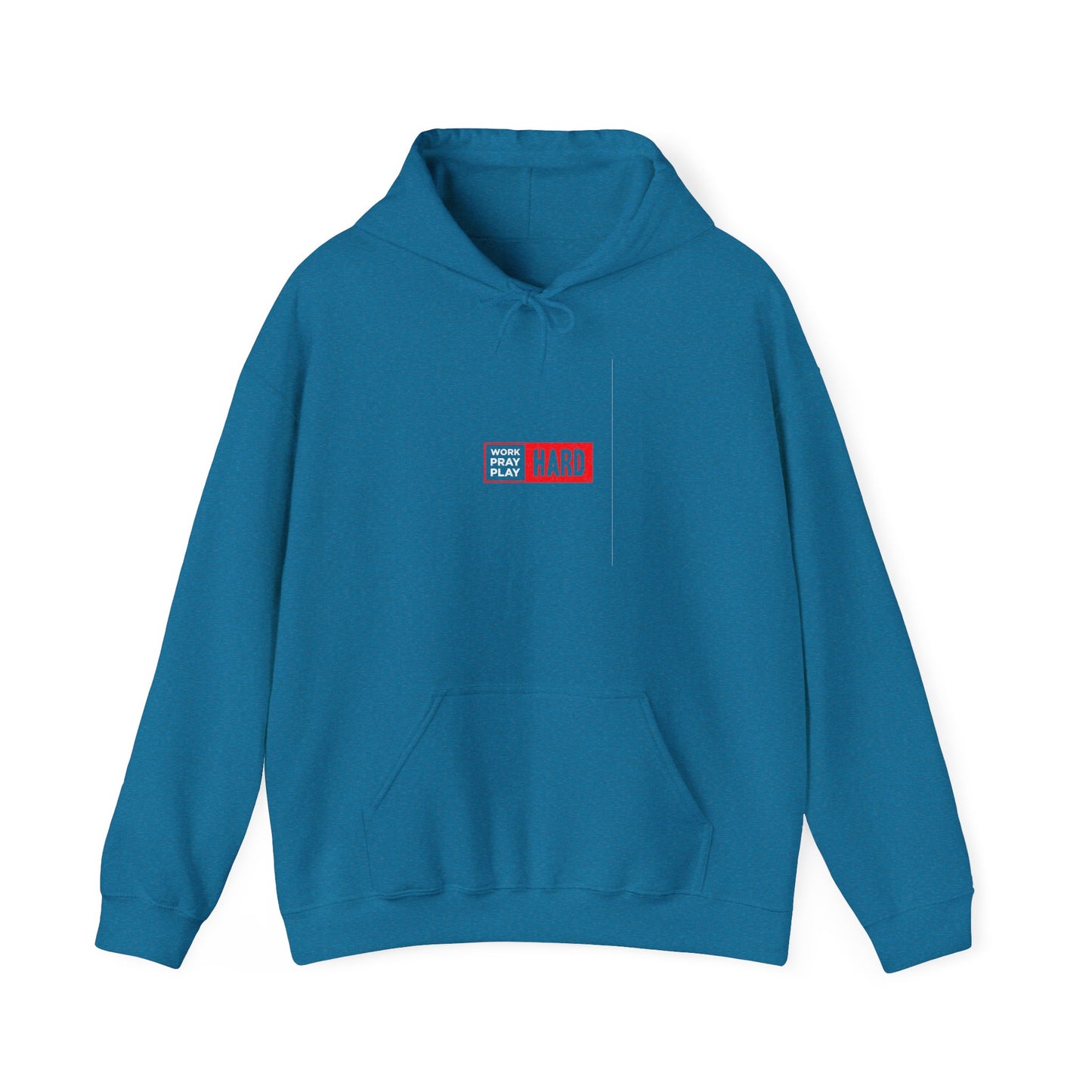 Work Hard Pray Hard Play Hard Unisex Heavy Blend™ Hooded Sweatshirt