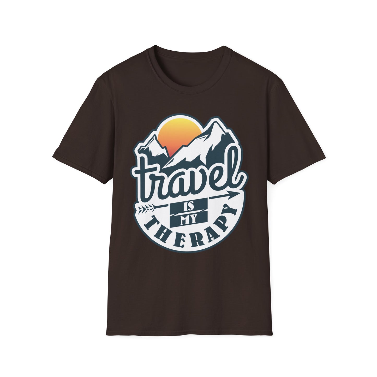 Travel Is My Therapy Unisex Softstyle T-Shirt