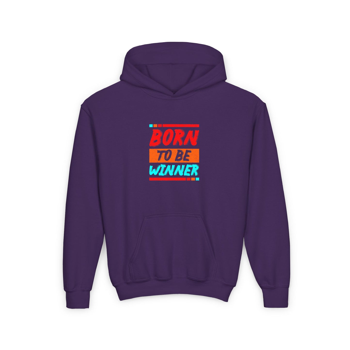 Born To Be Winner Youth Heavy Blend Hooded Sweatshirt