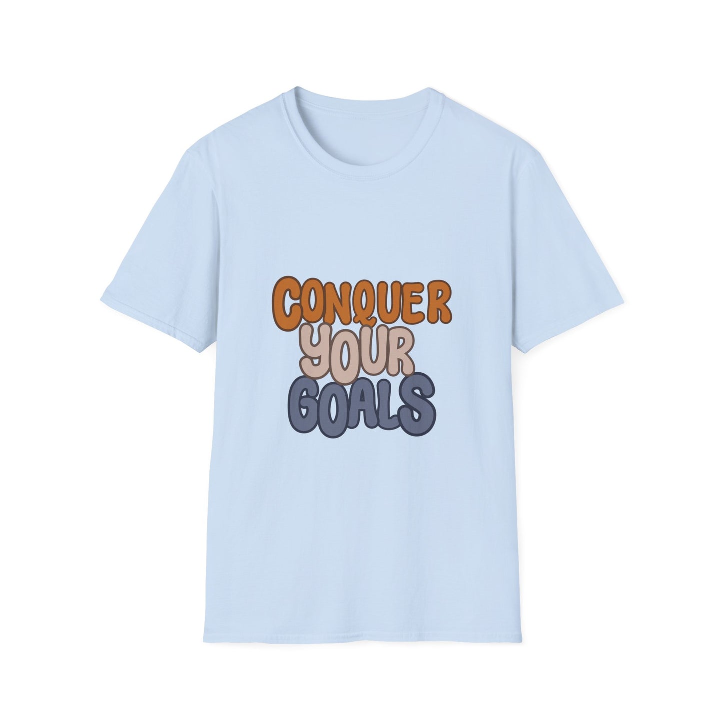 Conquer  Your goals  Unisex Softstyle T-Shirt