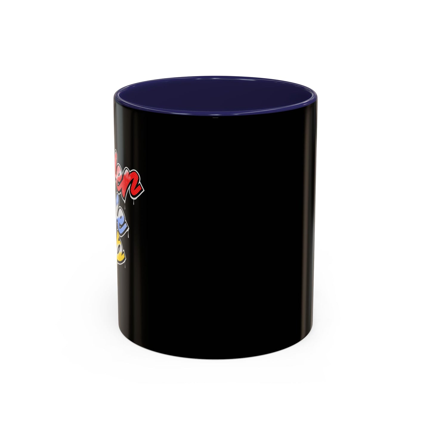 Never Give Up Accent Coffee Mug (11, 15oz)