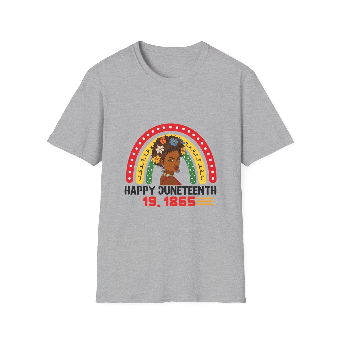 Happy Juneteenth 19.1865 Unisex Softstyle T-Shirt