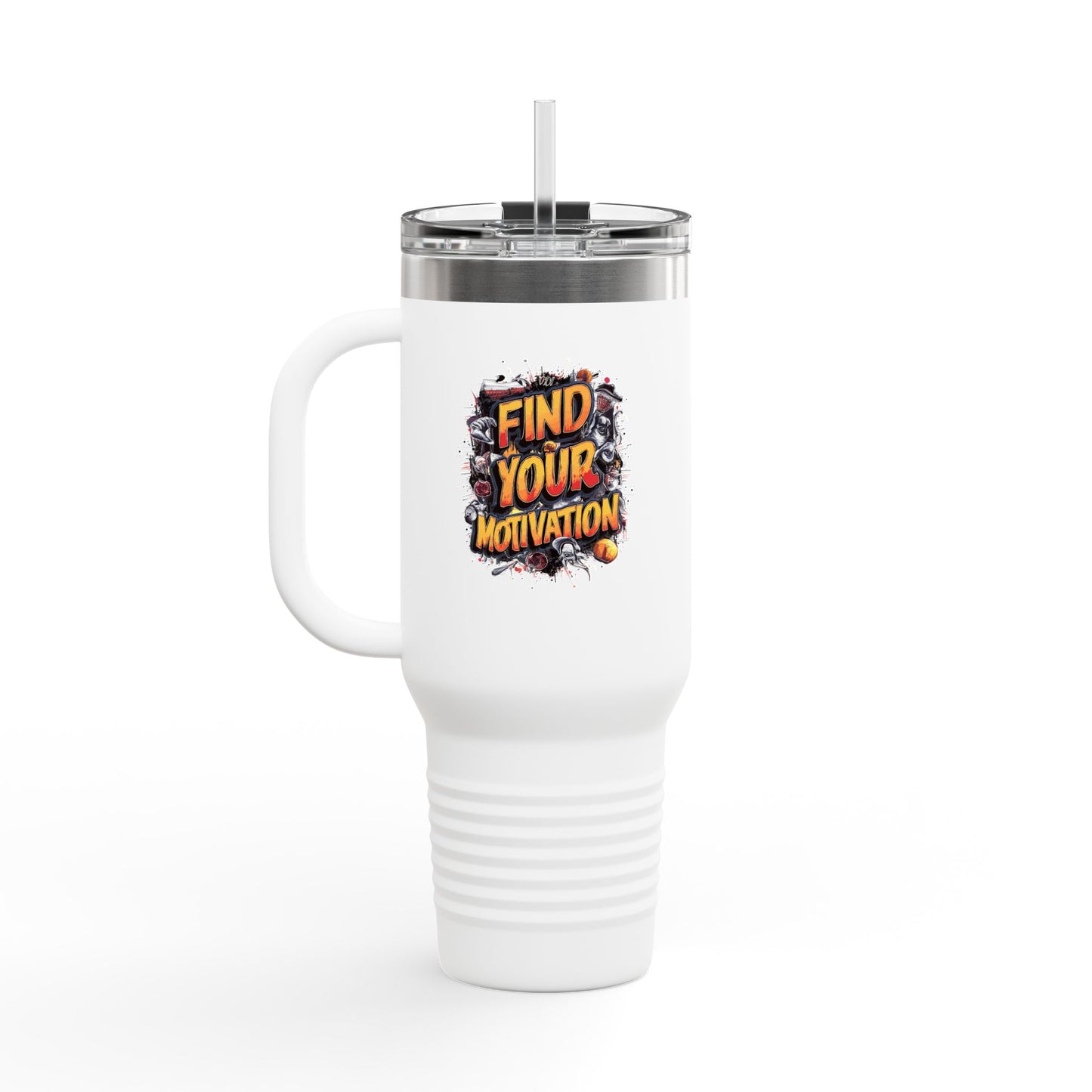 Find Your Motivation Insulated Travel Mug, 40oz