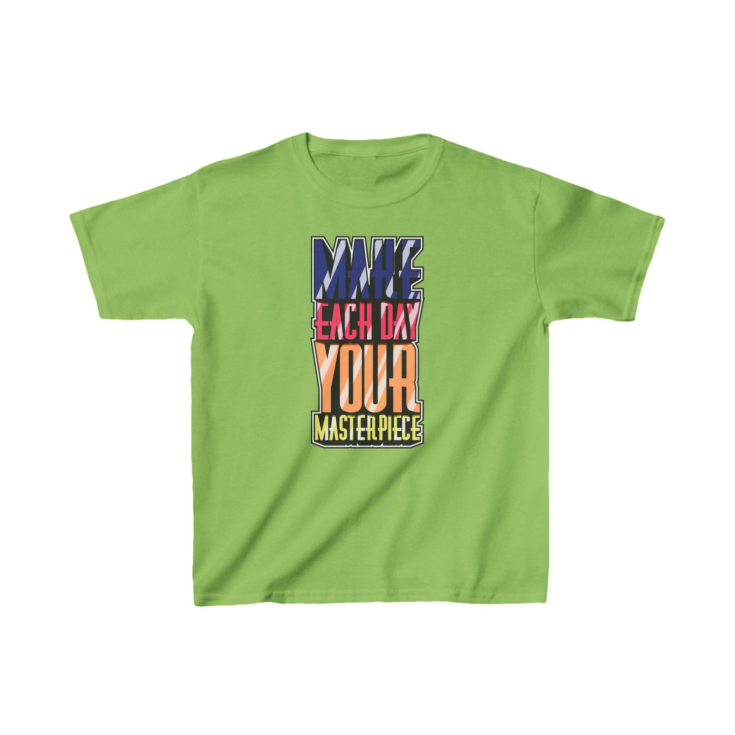 Make Each Day Your Masterpiece Kids Heavy Cotton™ Tee