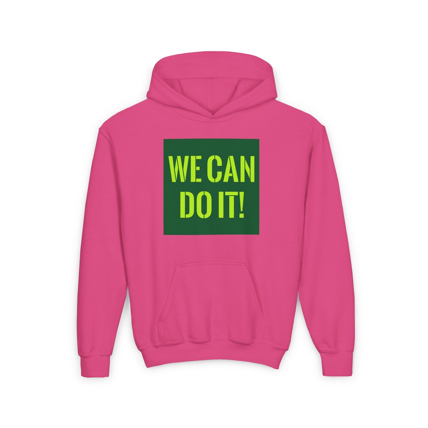 You Can Do It Youth Heavy Blend Hooded Sweatshirt