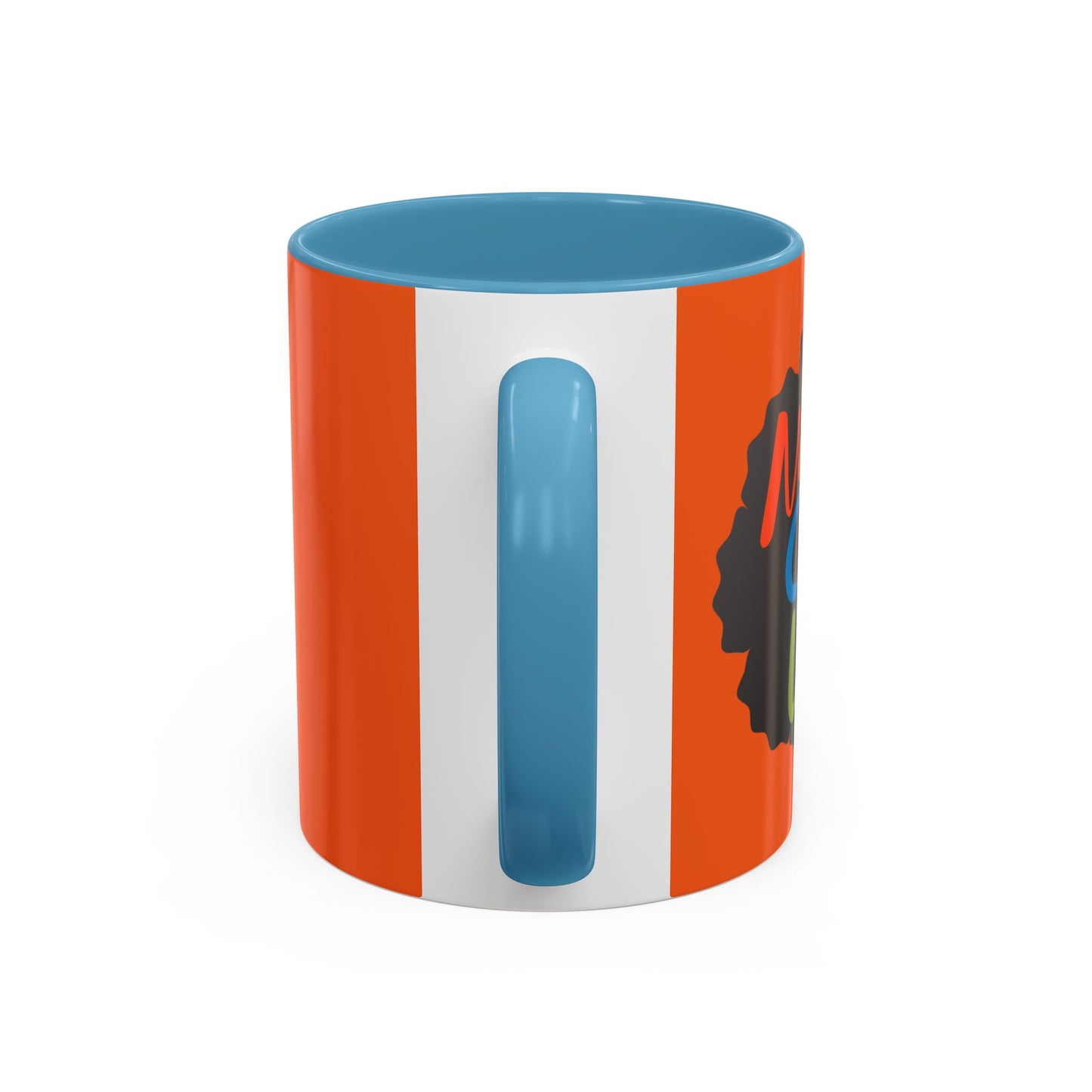 Never Give Up Accent Coffee Mug (11, 15oz)