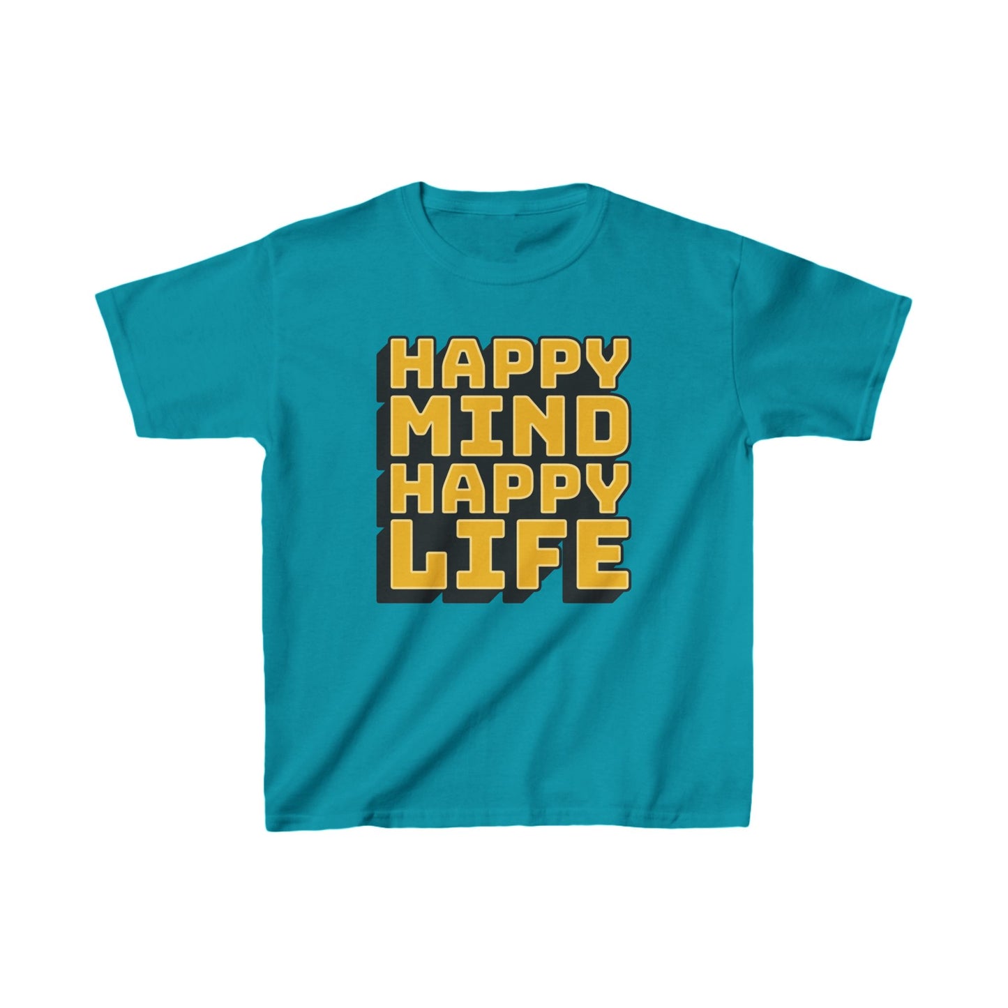 Happy Mind Happy Life Kids Heavy Cotton™ Tee