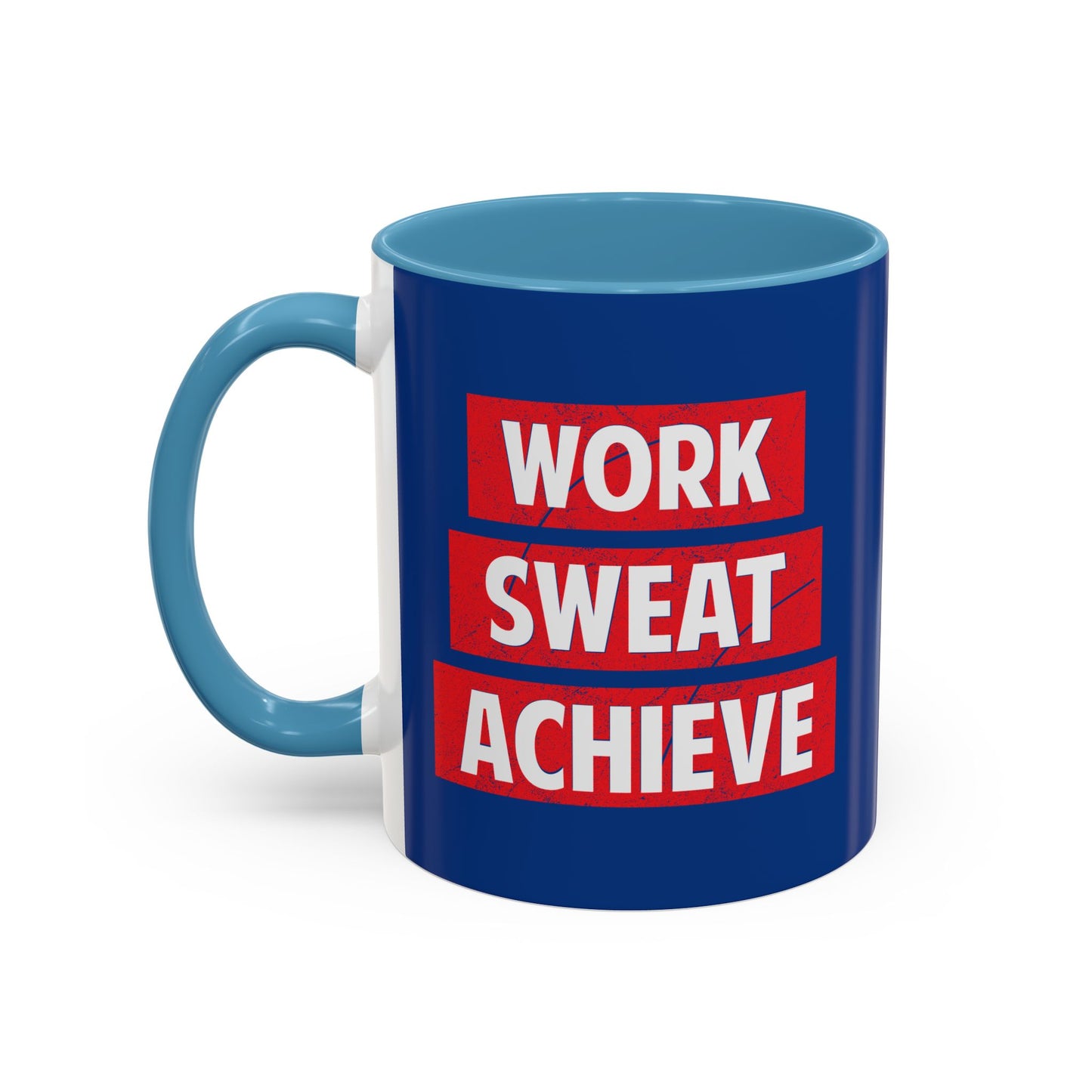 Work Sweat Achieve Accent Coffee Mug (11, 15oz)