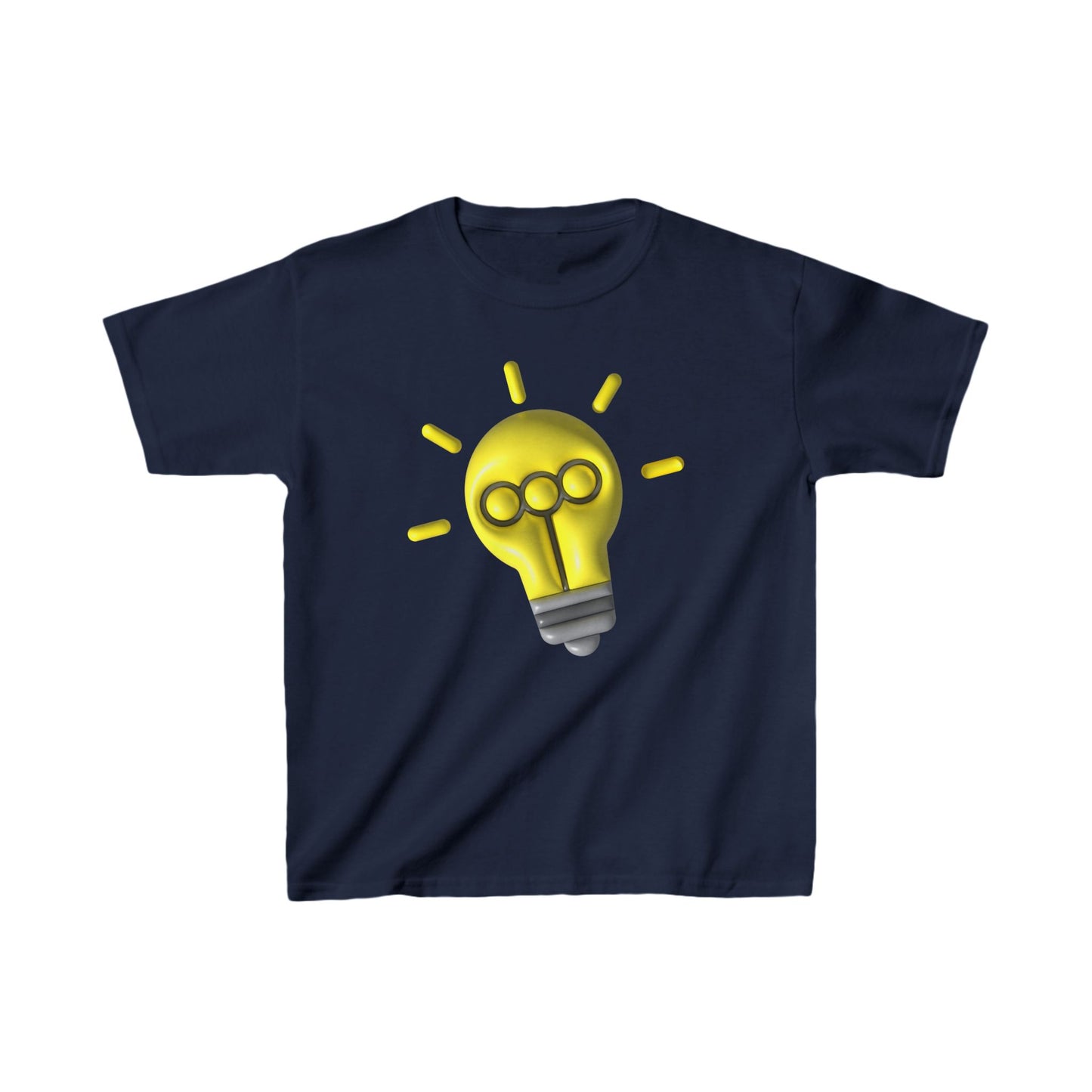 3D Light Bulb Kids Heavy Cotton™ Tee
