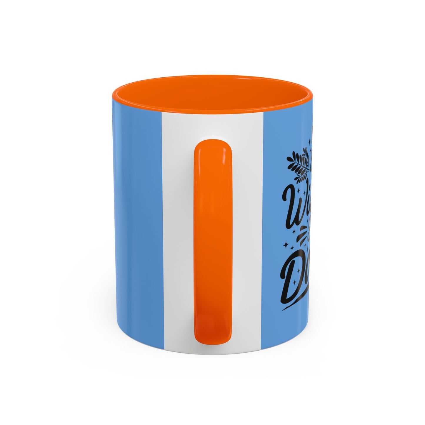 Stop Wishing Start Doing Accent Coffee Mug (11, 15oz)