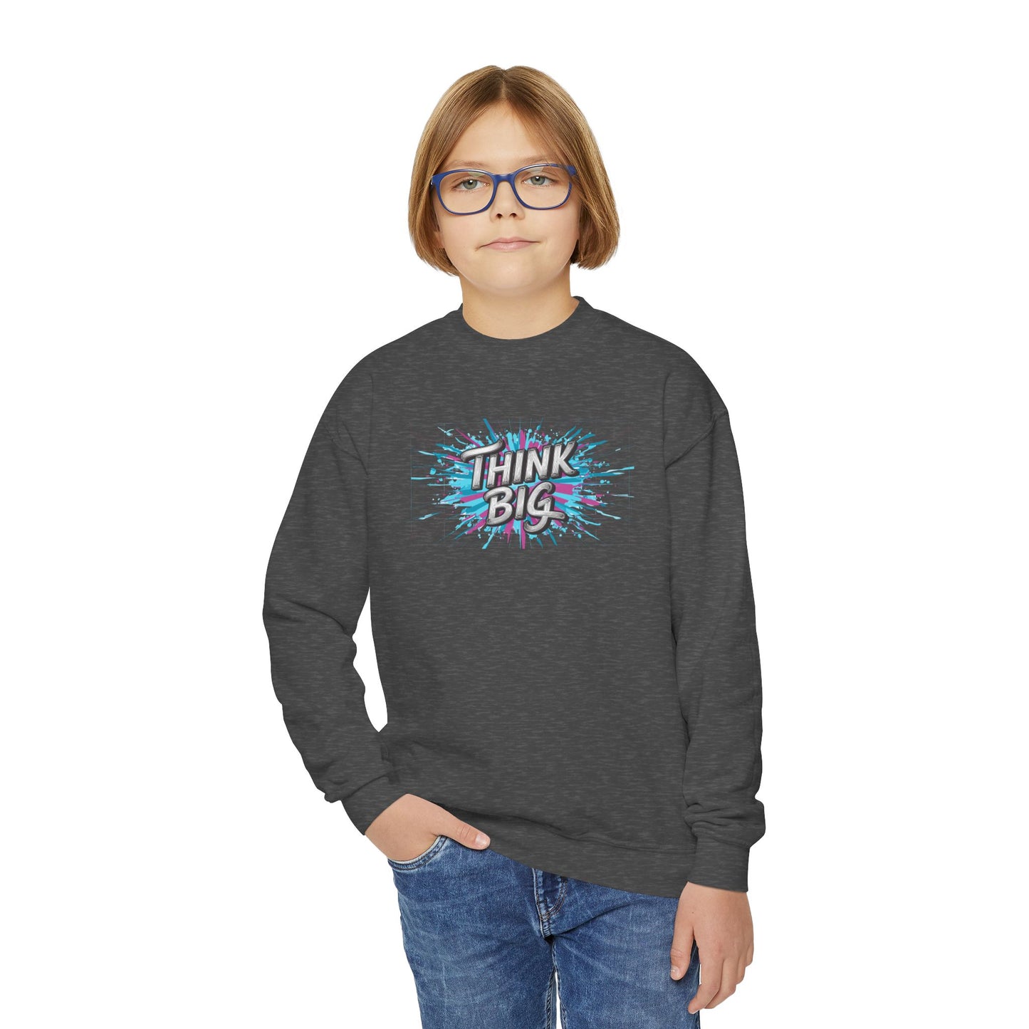 Think Big Youth Crewneck Sweatshirt