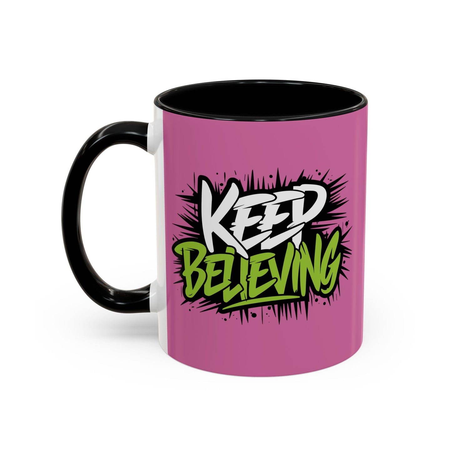 Keep Believing Accent Coffee Mug (11, 15oz)