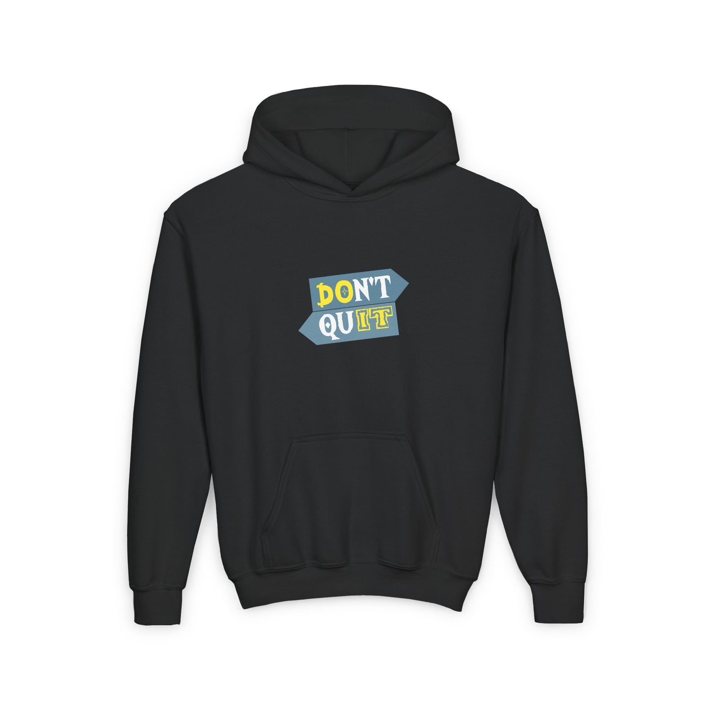 Don't Quit Youth Heavy Blend Hooded Sweatshirt
