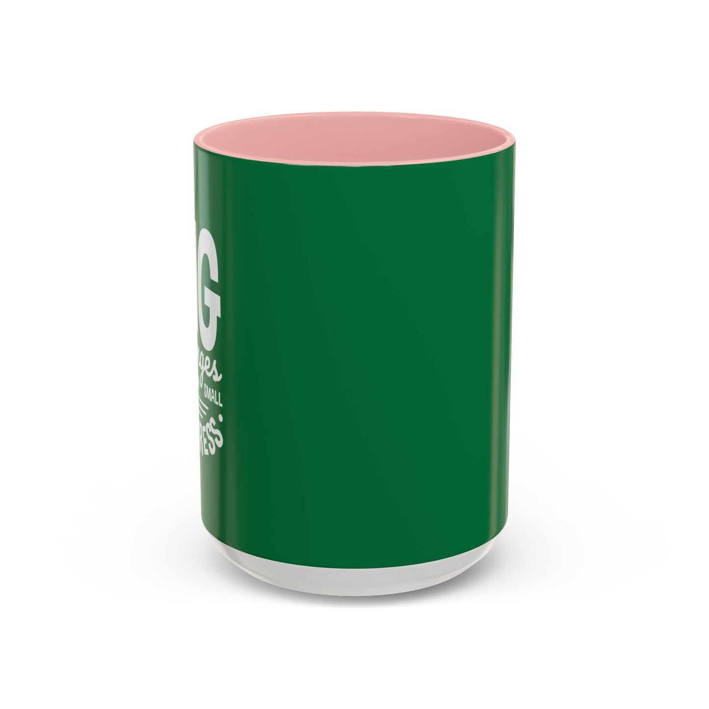 Big Changes Start From Small Progress Accent Coffee Mug (11, 15oz)