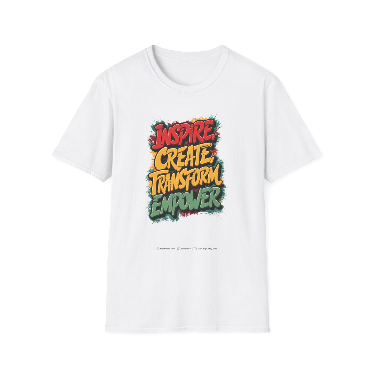 Inspire Create Transform Empower  Unisex Softstyle T-Shirt