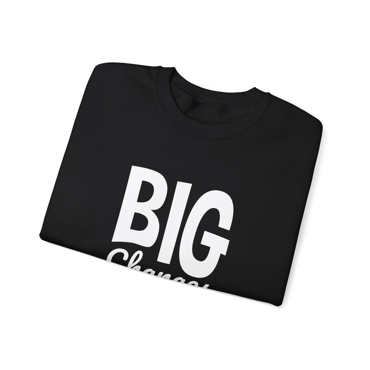 Big Changes Start From Small Progress Unisex Heavy Blend™ Crewneck Sweatshirt