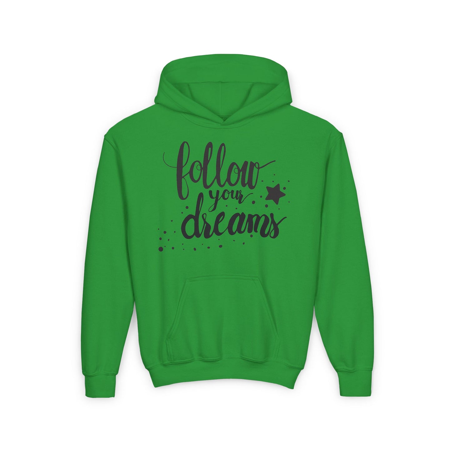 Follow Your Dreams Youth Heavy Blend Hooded Sweatshirt