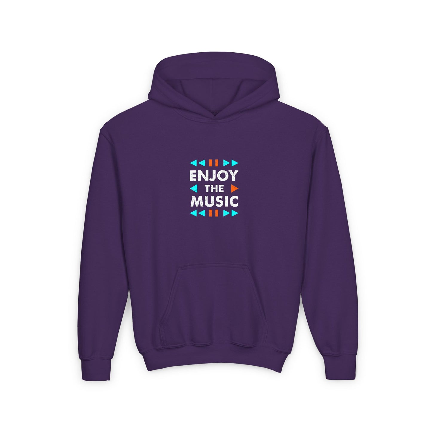 Enjoy The Music Youth Heavy Blend Hooded Sweatshirt