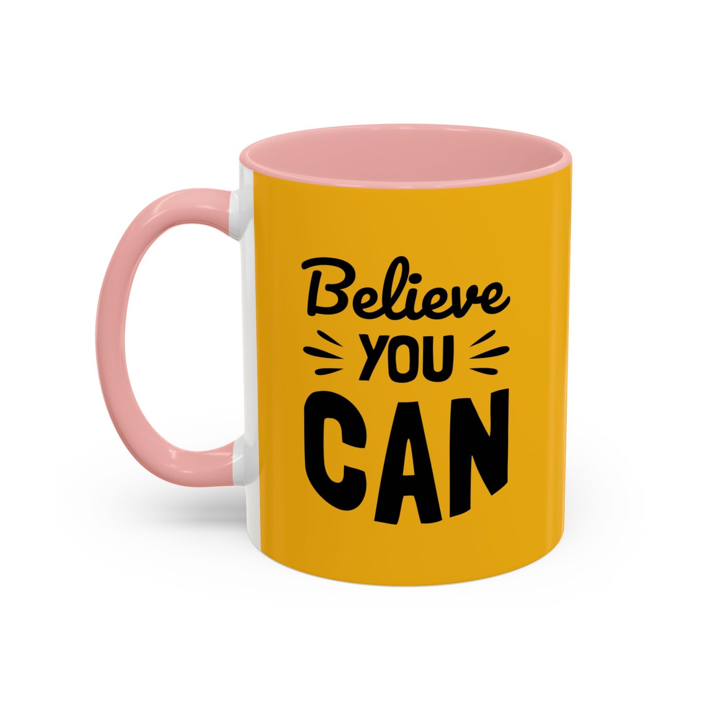 Believe You Can Accent Coffee Mug (11, 15oz)