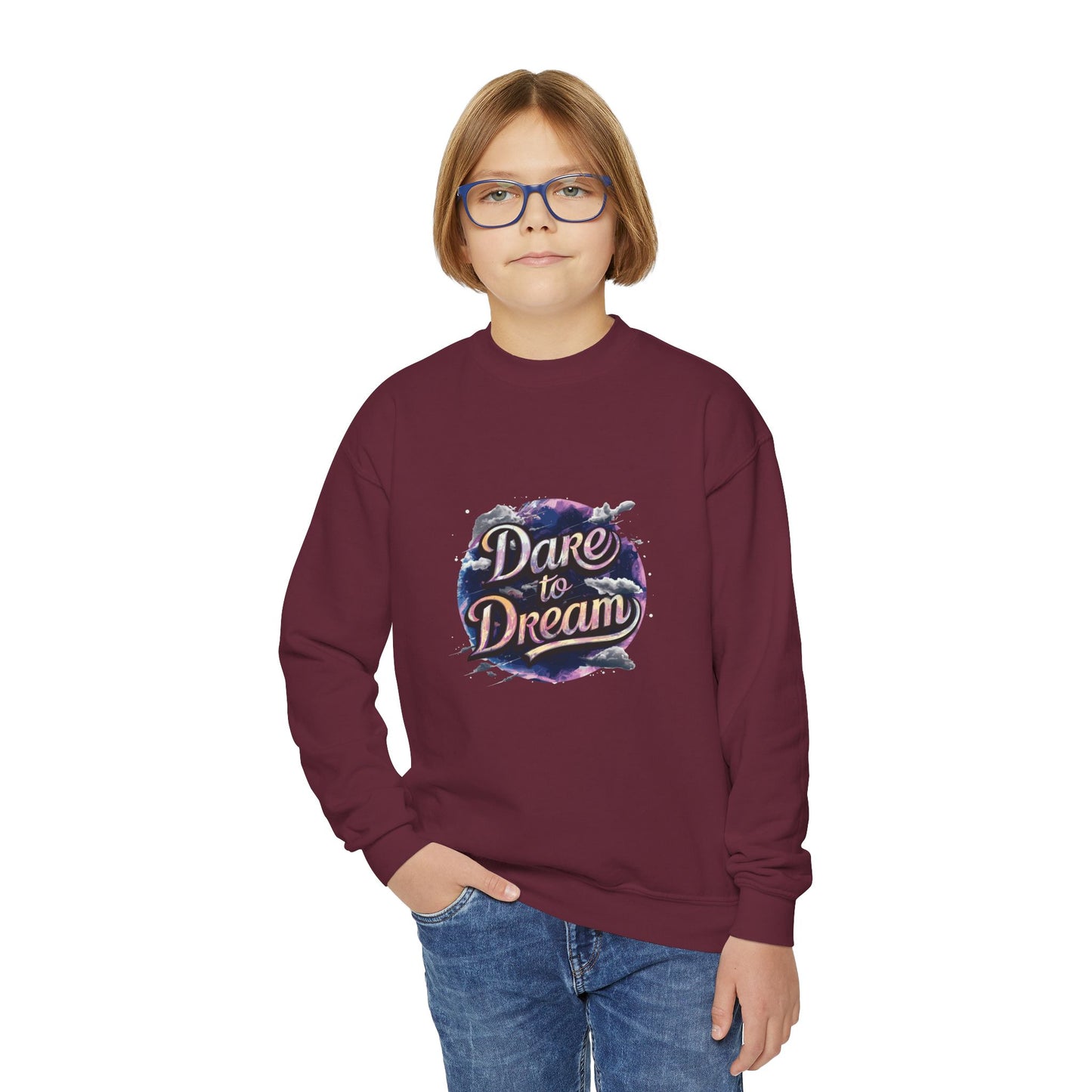 Dare To Dream Youth Crewneck Sweatshirt