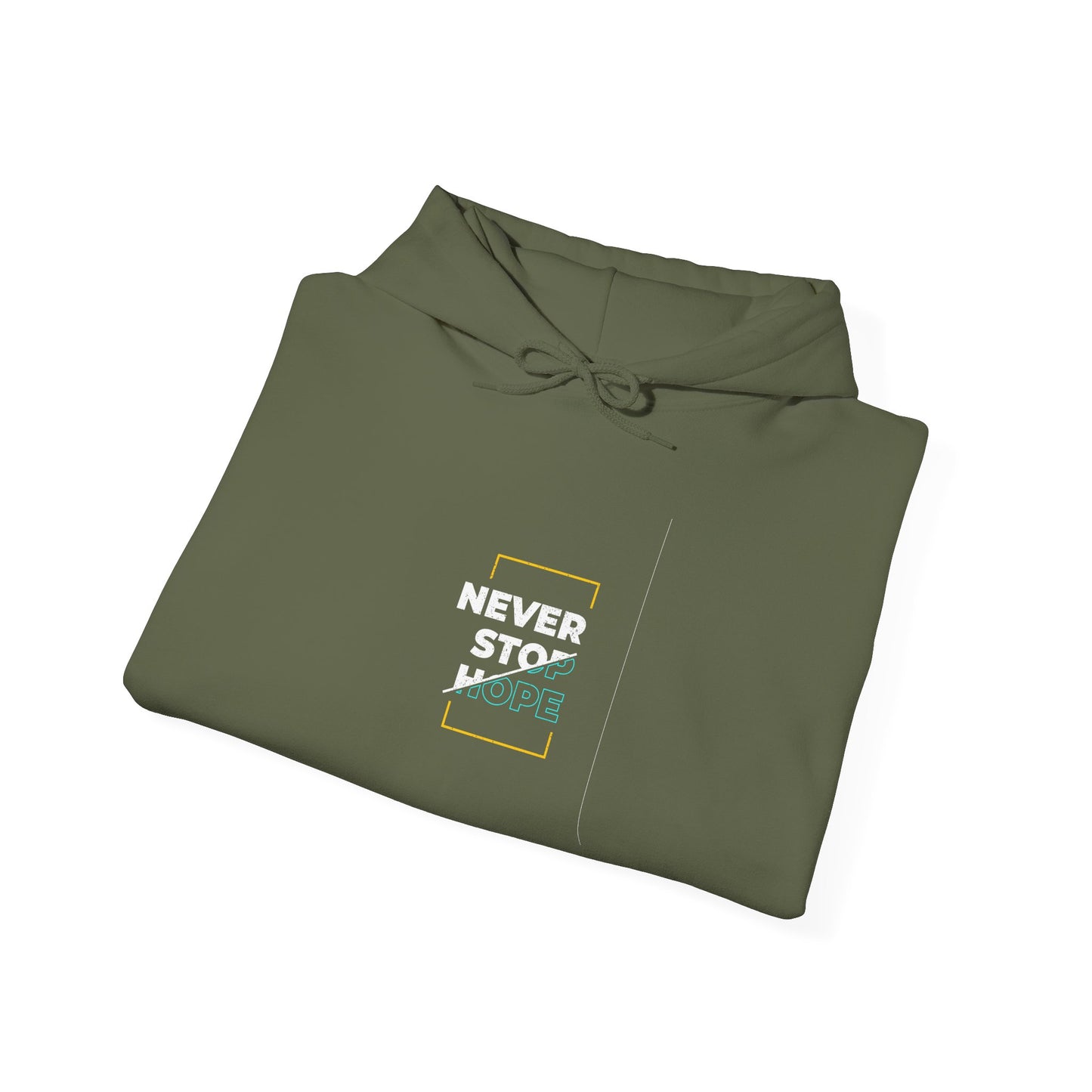 Never Stop Hope Unisex Heavy Blend™ Hooded Sweatshirt