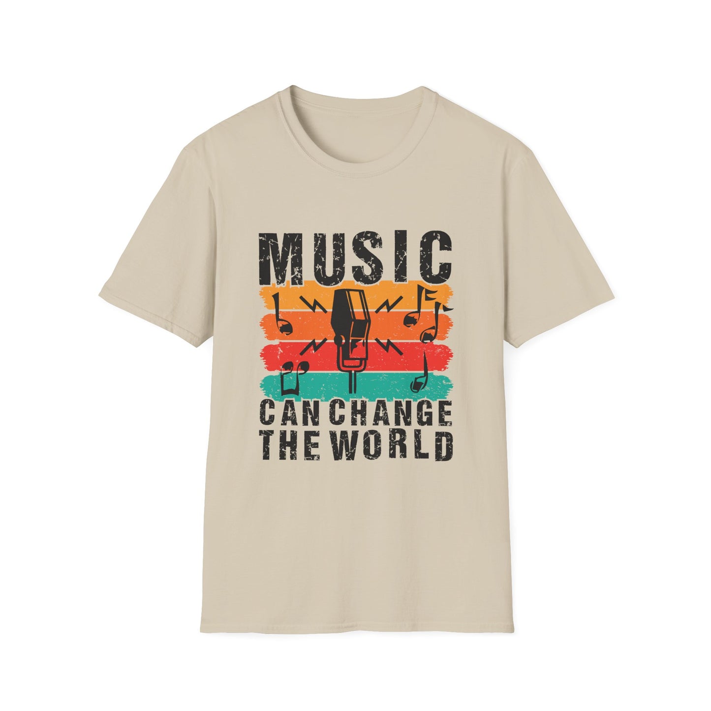 Music Can Change The World Unisex Softstyle T-Shirt