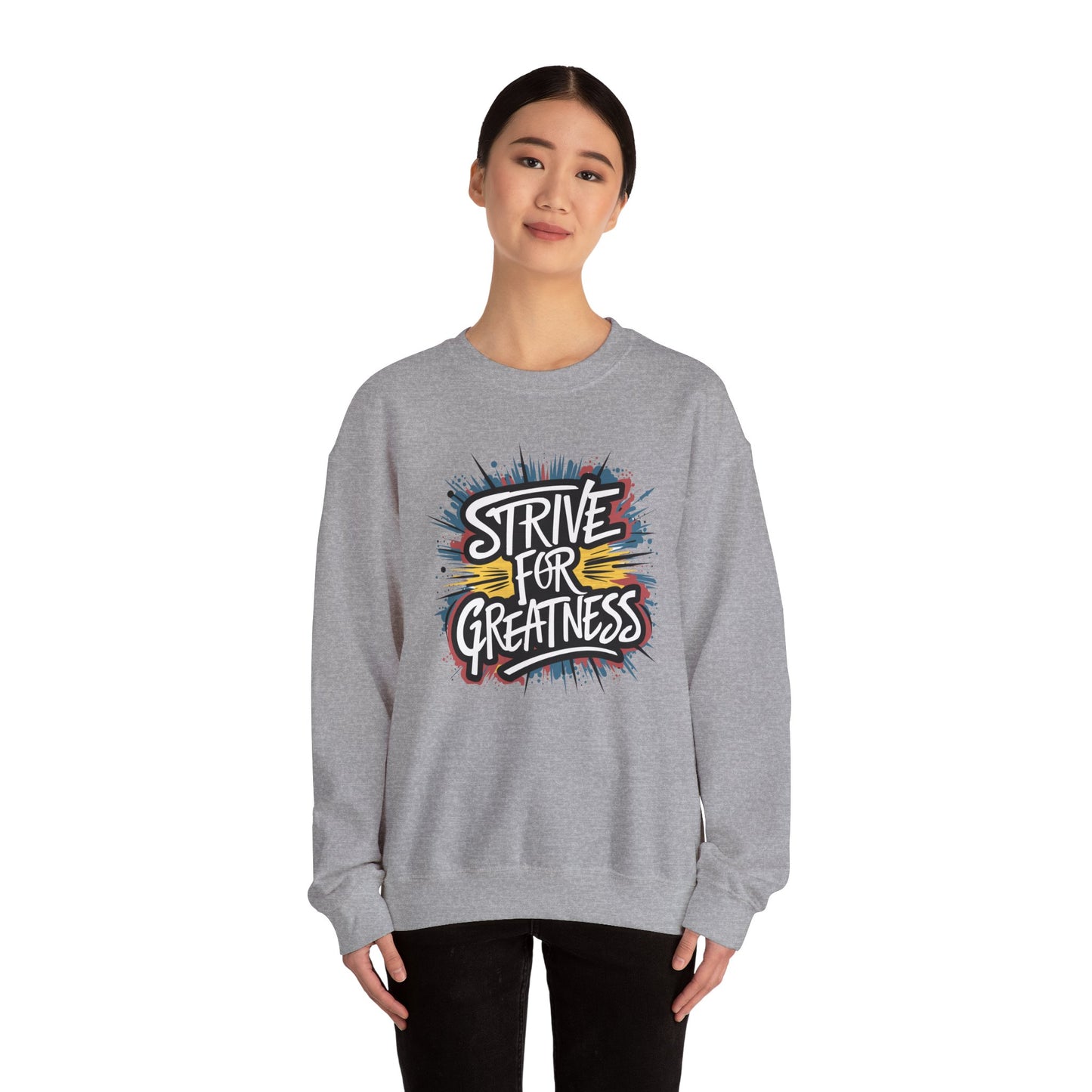 Strive For Greatness Unisex Heavy Blend™ Crewneck Sweatshirt