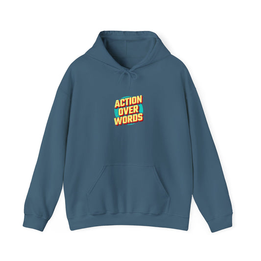 Action Over Words Unisex Heavy Blend™ Hooded Sweatshirt