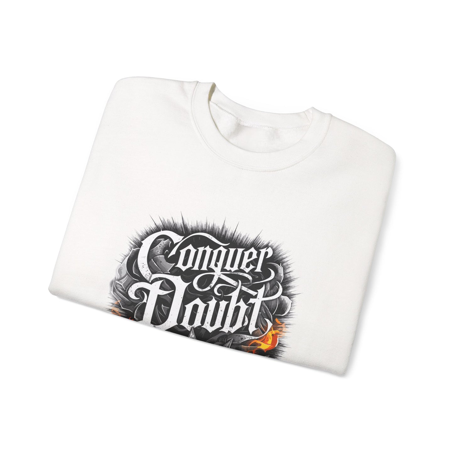 Conquer Doubt Unisex Heavy Blend™ Crewneck Sweatshirt