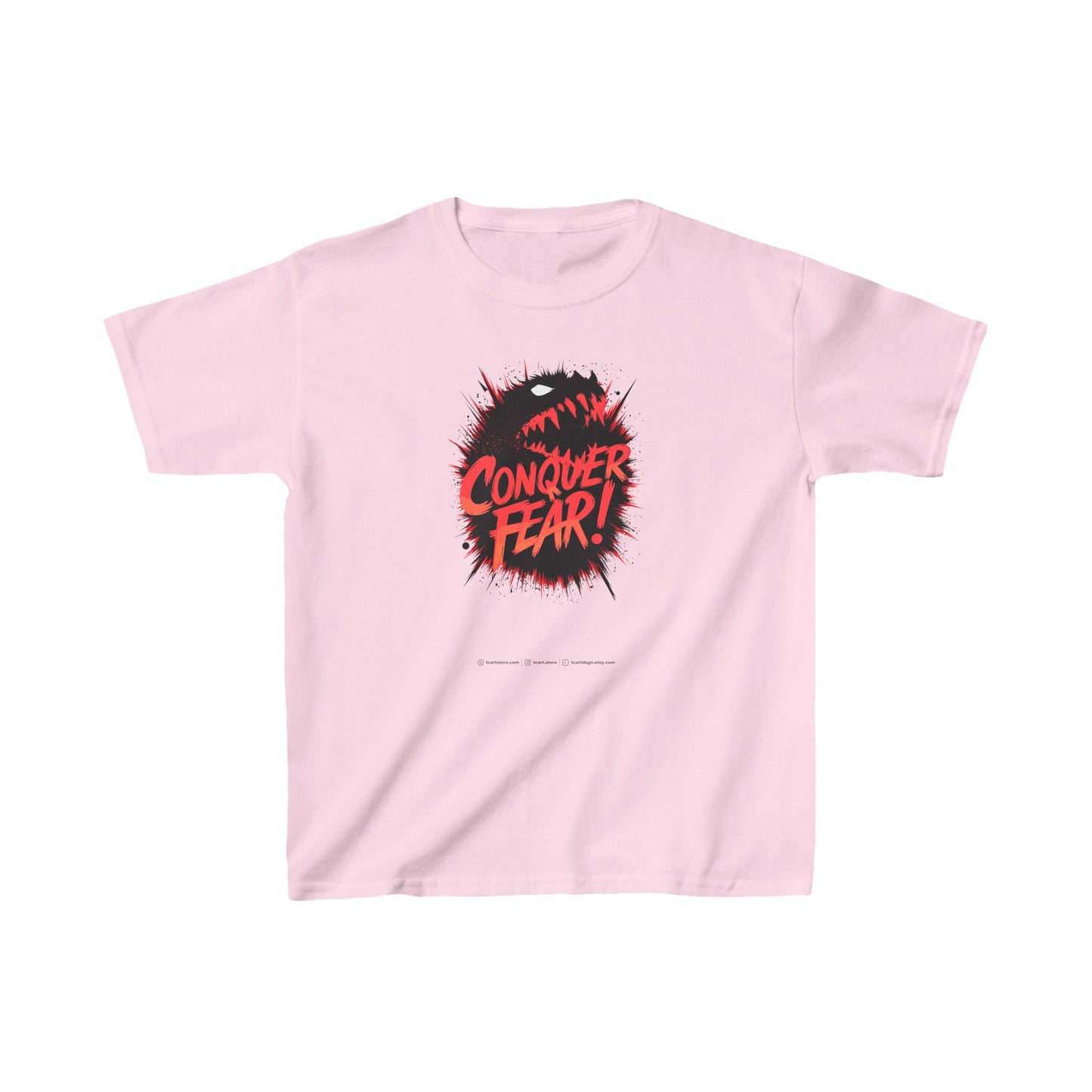 Conquer Fear! Kids Heavy Cotton™ Tee