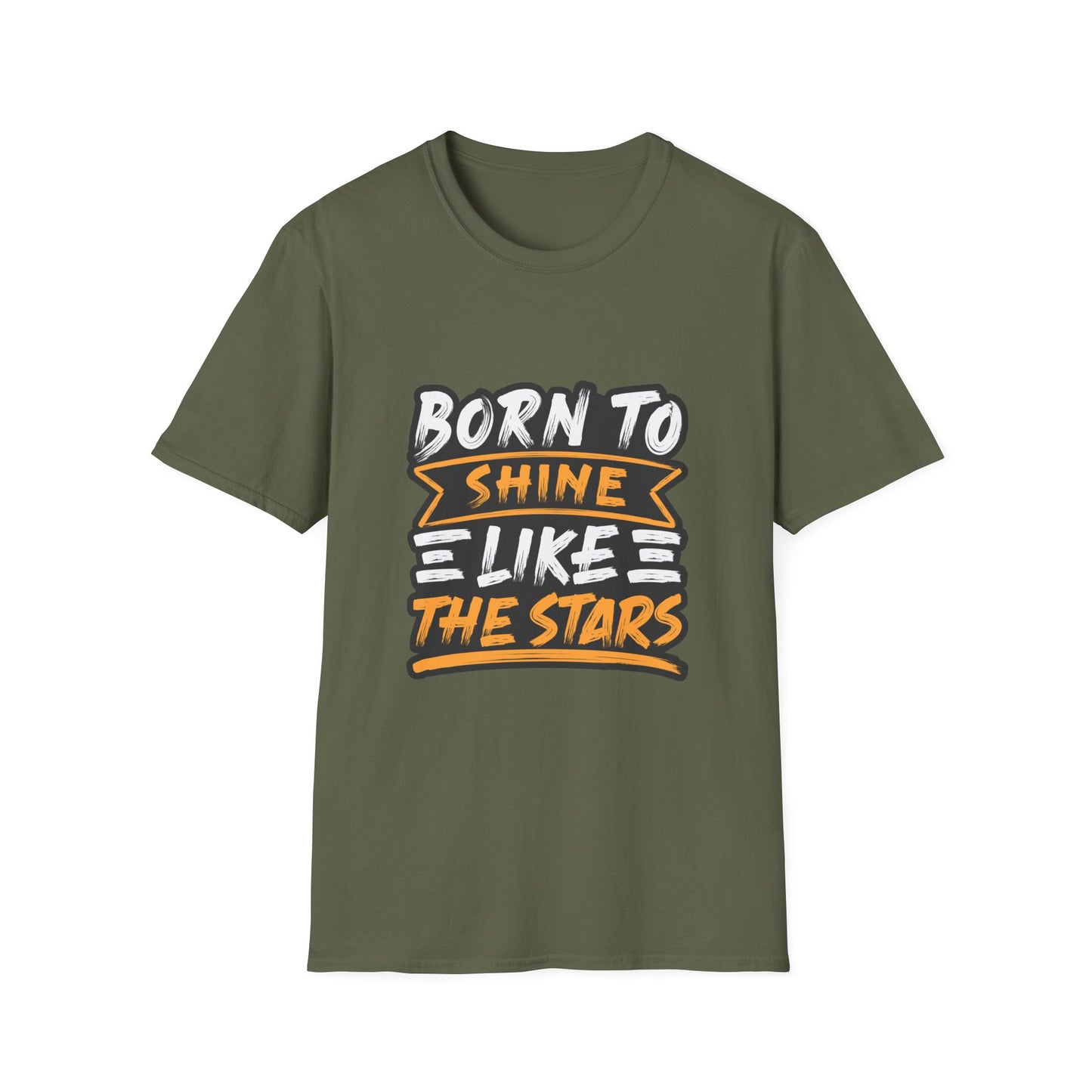 Born To Shine Like The Stars Unisex Softstyle T-Shirt